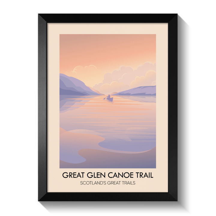 Great Glen Canoe Trail Scotland's Great Trails Poster