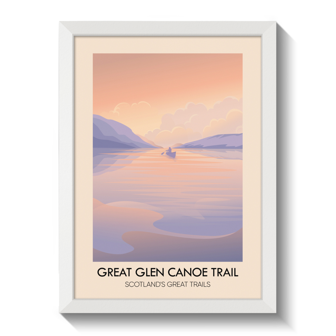 Great Glen Canoe Trail Scotland's Great Trails Poster