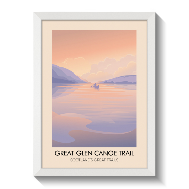 Great Glen Canoe Trail Scotland's Great Trails Poster