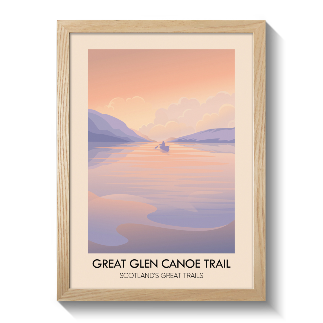 Great Glen Canoe Trail Scotland's Great Trails Poster
