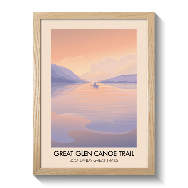 Great Glen Canoe Trail Scotland's Great Trails Poster