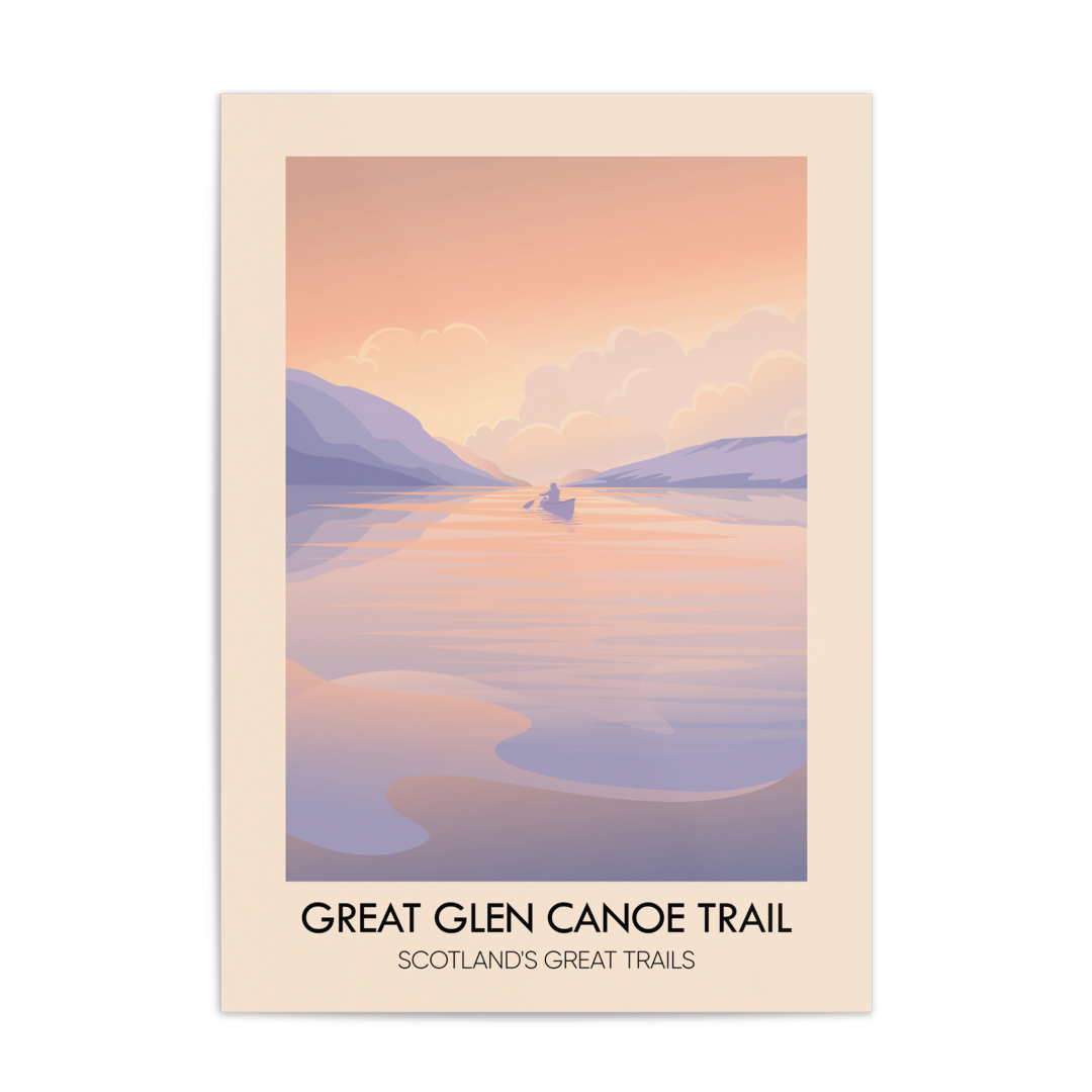Great Glen Canoe Trail Scotland's Great Trails Poster
