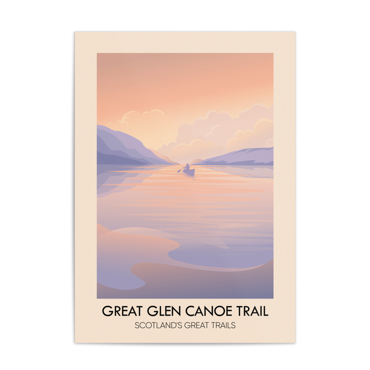 Great Glen Canoe Trail Scotland's Great Trails Poster