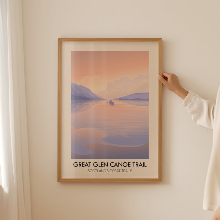 Great Glen Canoe Trail Scotland's Great Trails Poster