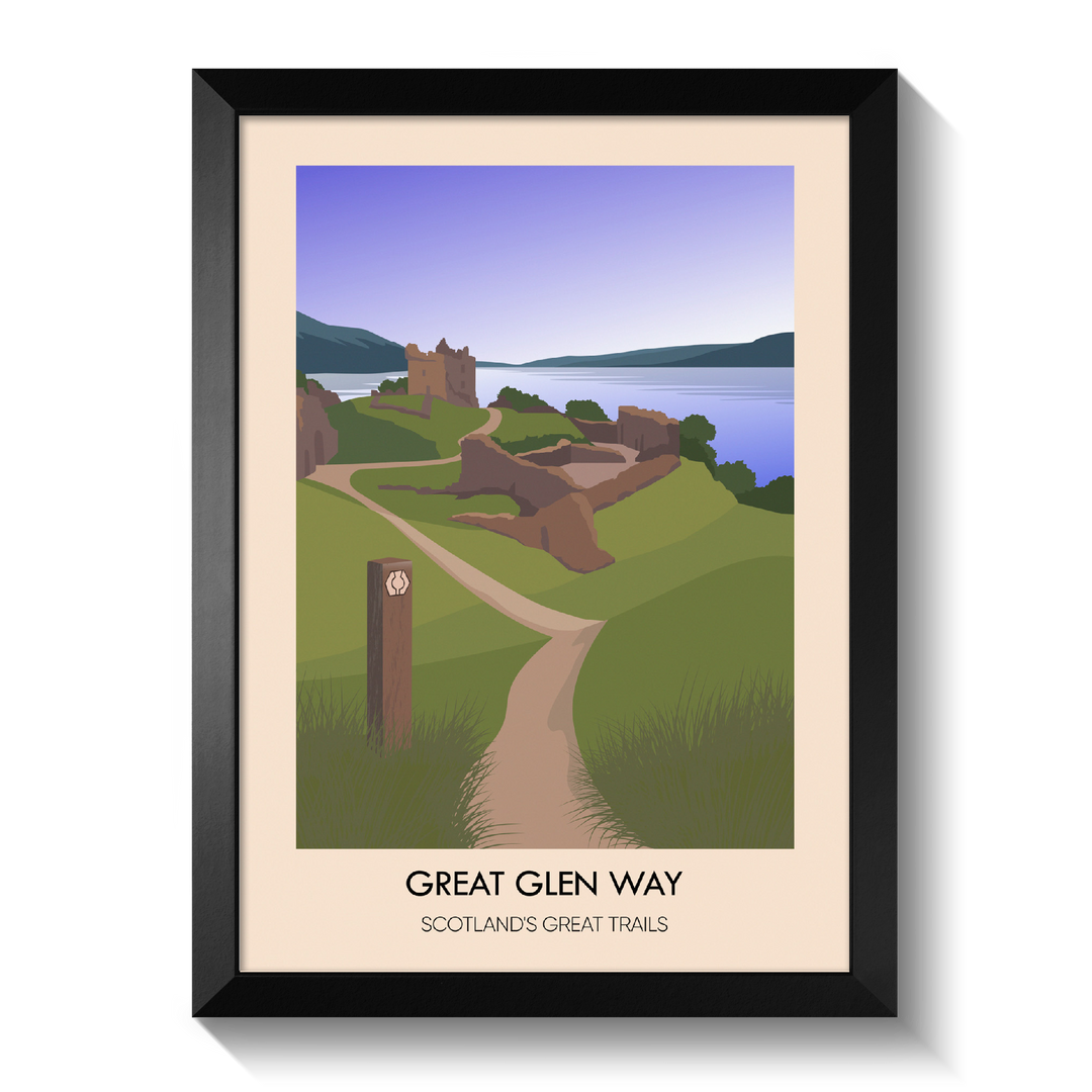 Great Glen Way Scotland's Great Trails Poster