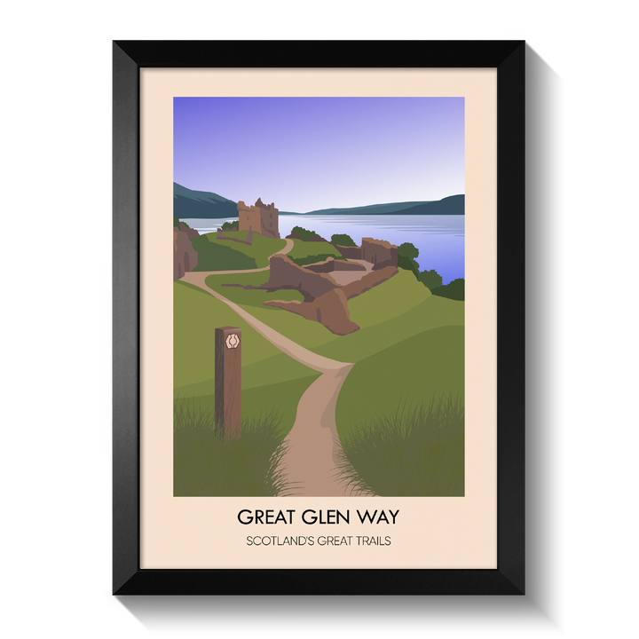 Great Glen Way Scotland's Great Trails Poster