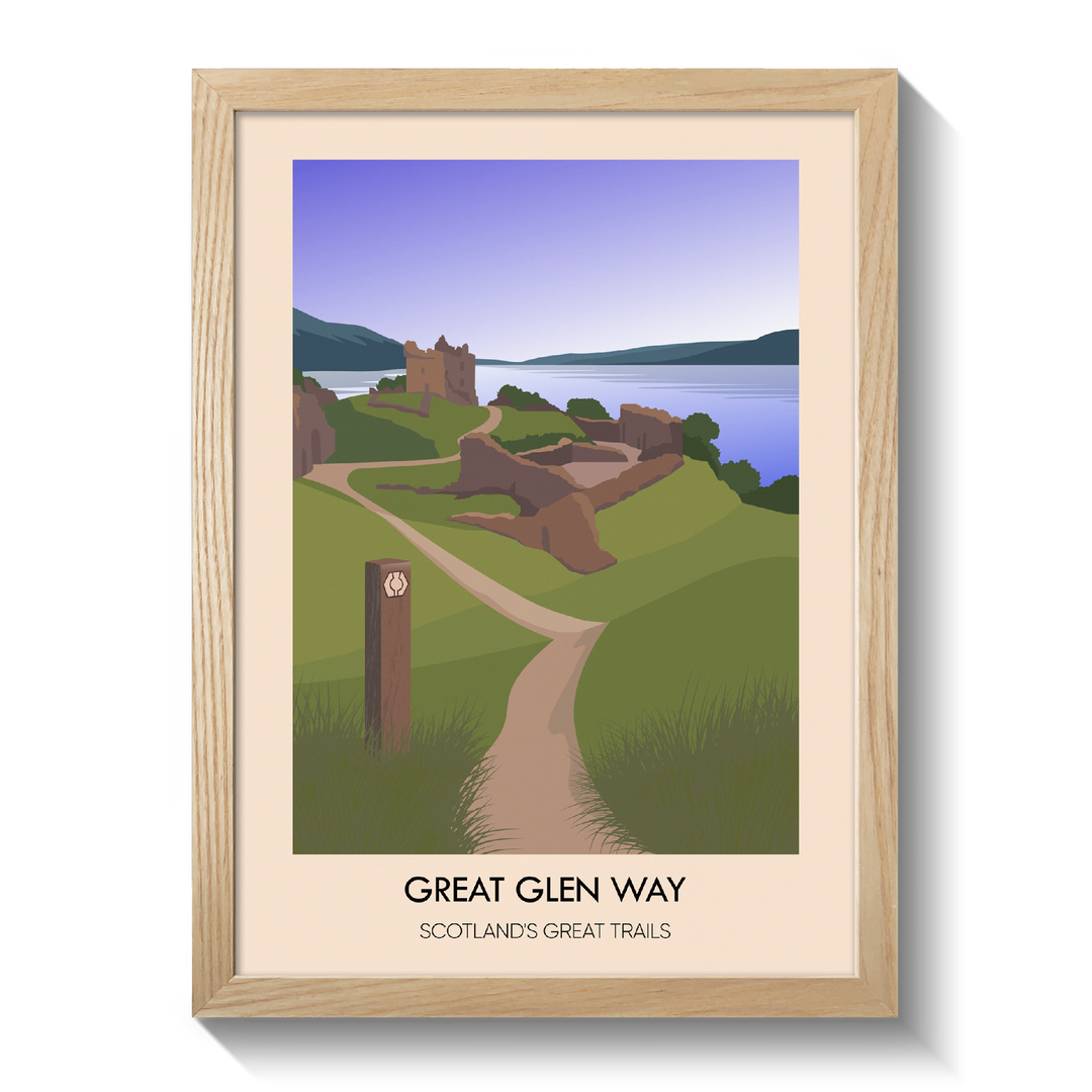 Great Glen Way Scotland's Great Trails Poster