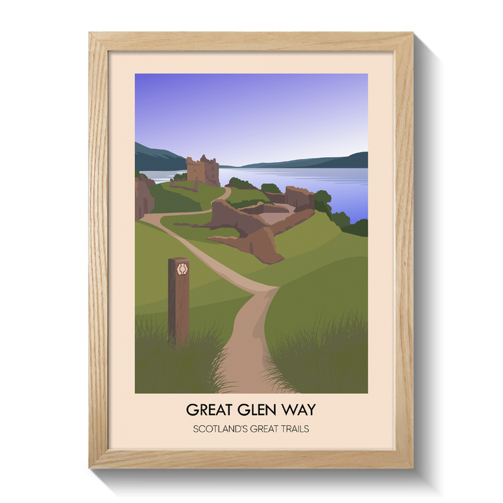 Great Glen Way Scotland's Great Trails Poster