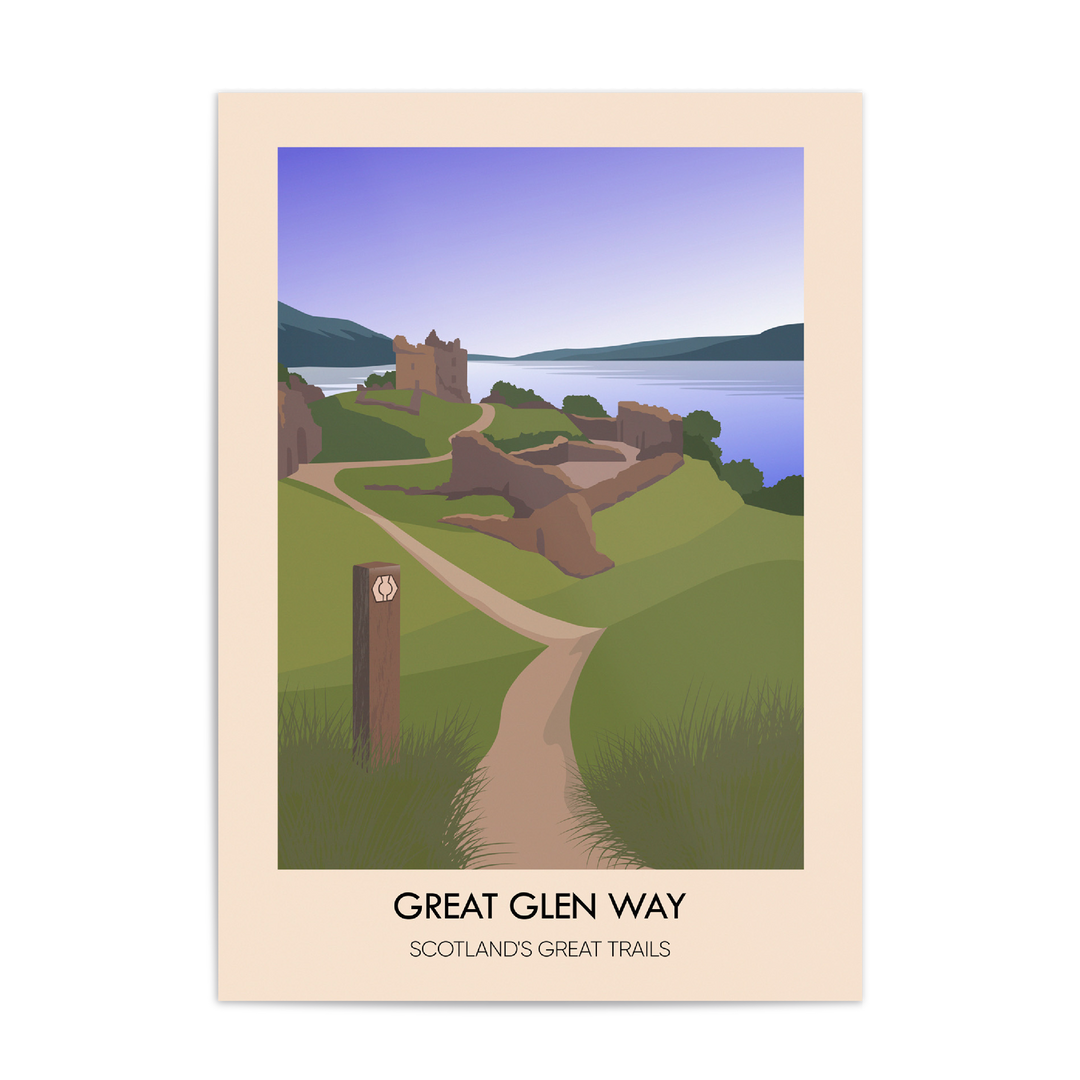 Great Glen Way Scotland's Great Trails Poster