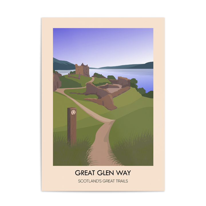 Great Glen Way Scotland's Great Trails Poster