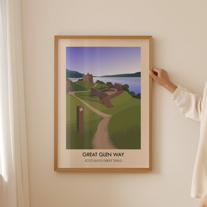 Great Glen Way Scotland's Great Trails Poster