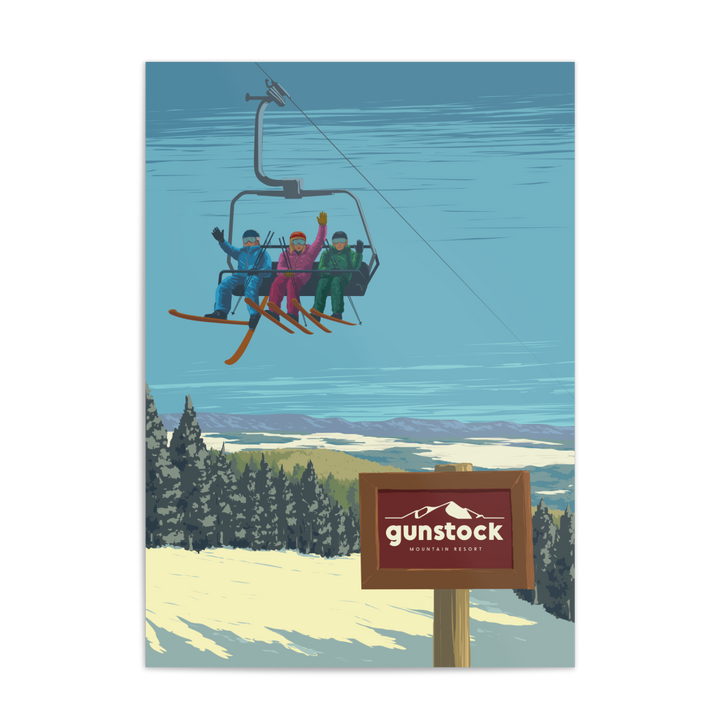 Gunstock Ski Resort Poster