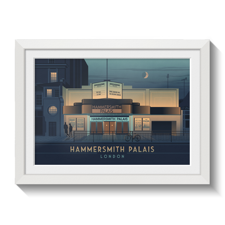 Hammersmith Palais Theatre London Travel Poster