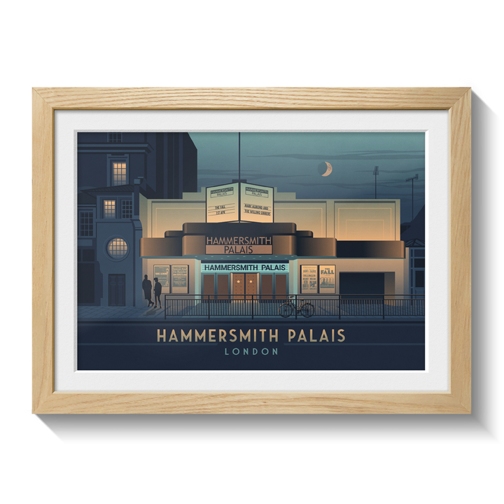 Hammersmith Palais Theatre London Travel Poster