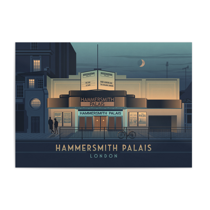Hammersmith Palais Theatre London Travel Poster
