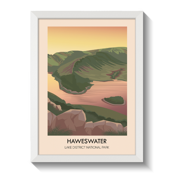 Haweswater Lake District Travel Poster
