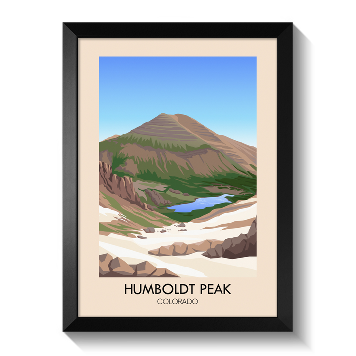 Humboldt Peak Colorado USA Travel Poster