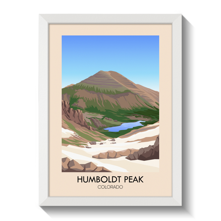 Humboldt Peak Colorado USA Travel Poster