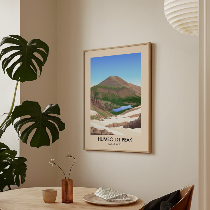 Humboldt Peak Colorado USA Travel Poster