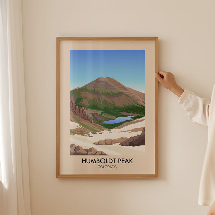 Humboldt Peak Colorado USA Travel Poster