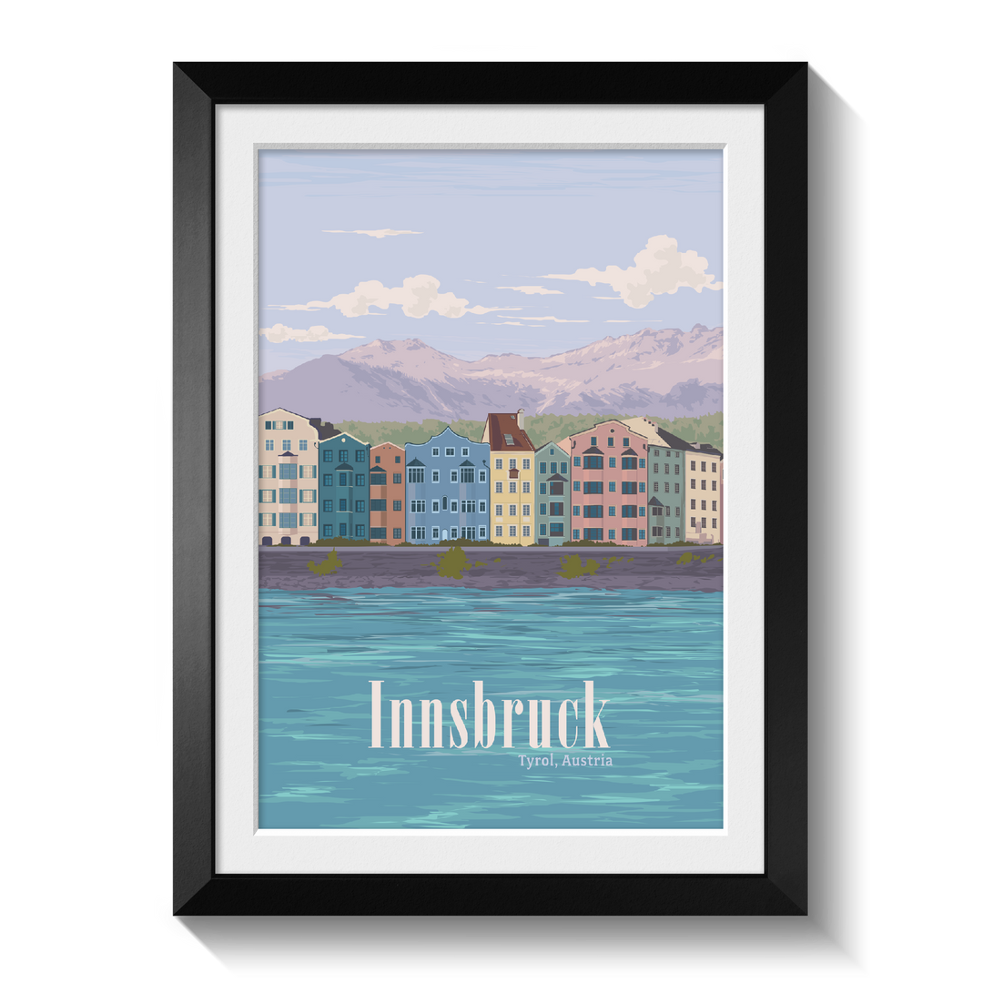 Innsbruck Austria Travel Poster