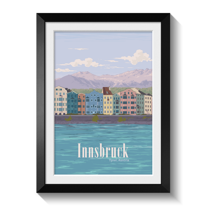 Innsbruck Austria Travel Poster