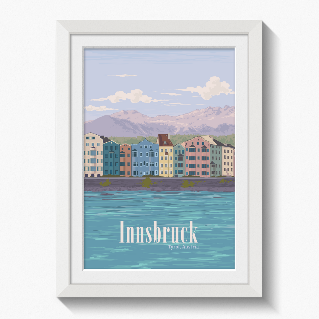 Innsbruck Austria Travel Poster
