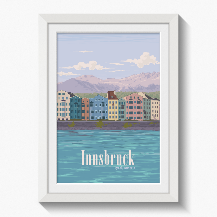 Innsbruck Austria Travel Poster