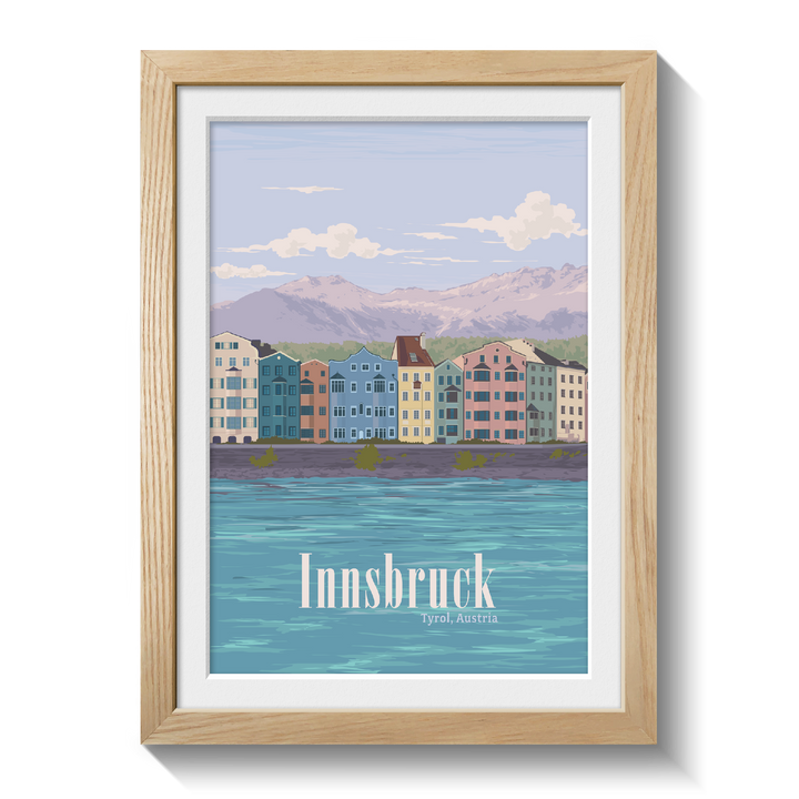 Innsbruck Austria Travel Poster