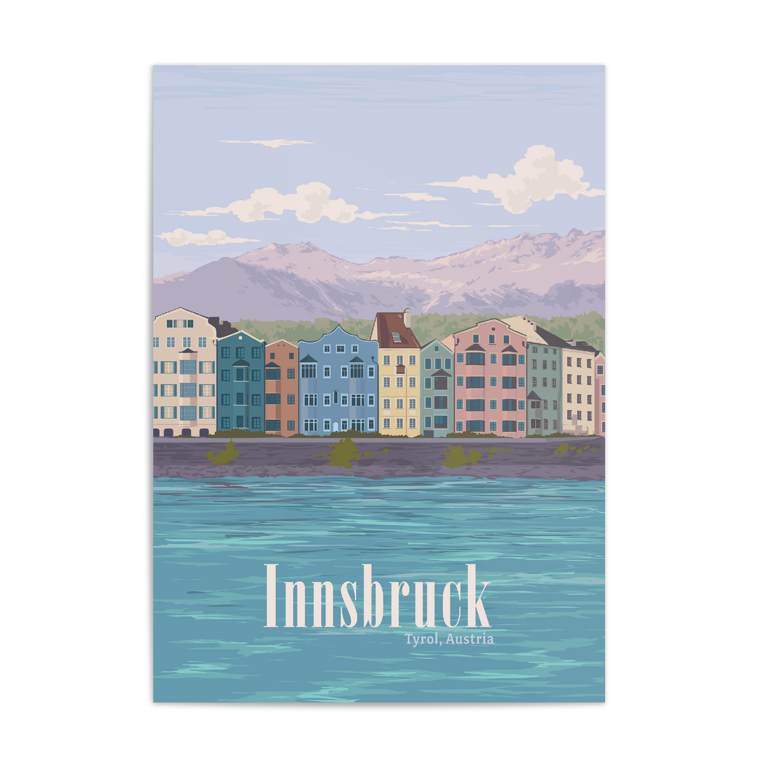 Innsbruck Austria Travel Poster