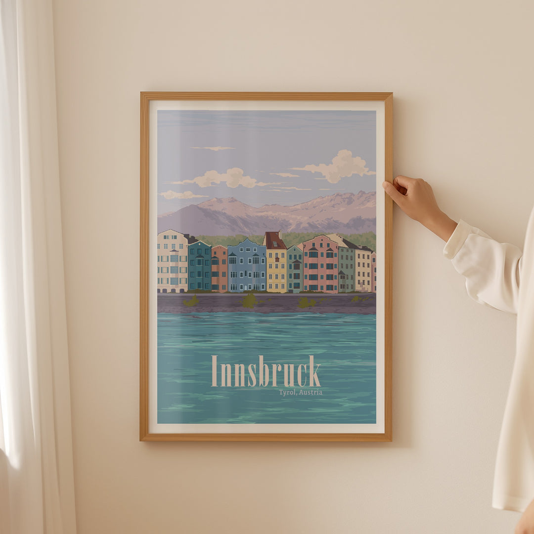 Innsbruck Austria Travel Poster