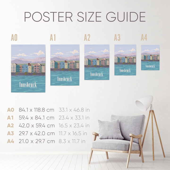 Innsbruck Austria Travel Poster