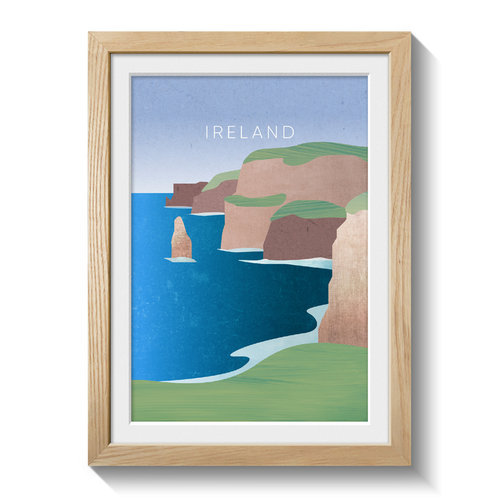 Ireland Minimal Travel Poster