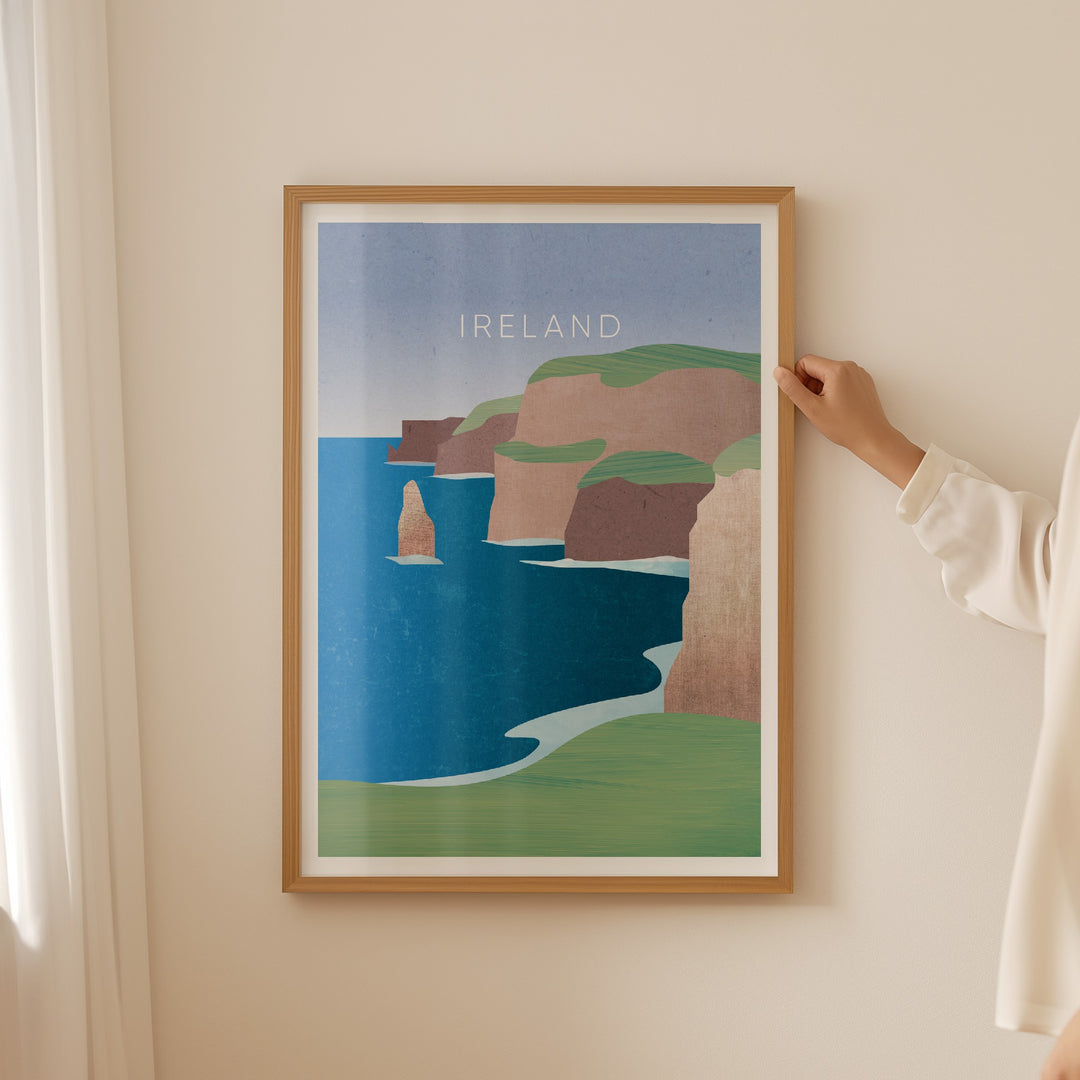 Ireland Minimal Travel Poster