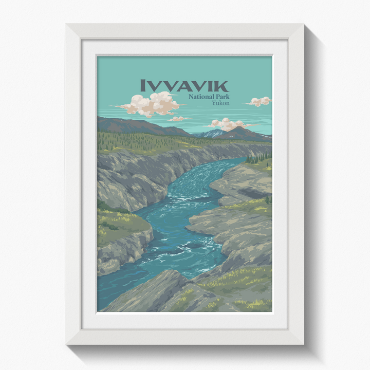 Ivvavik National Park Canada Travel Poster