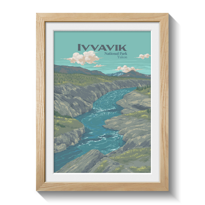 Ivvavik National Park Canada Travel Poster