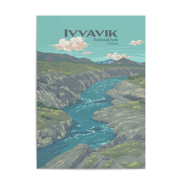 Ivvavik National Park Canada Travel Poster