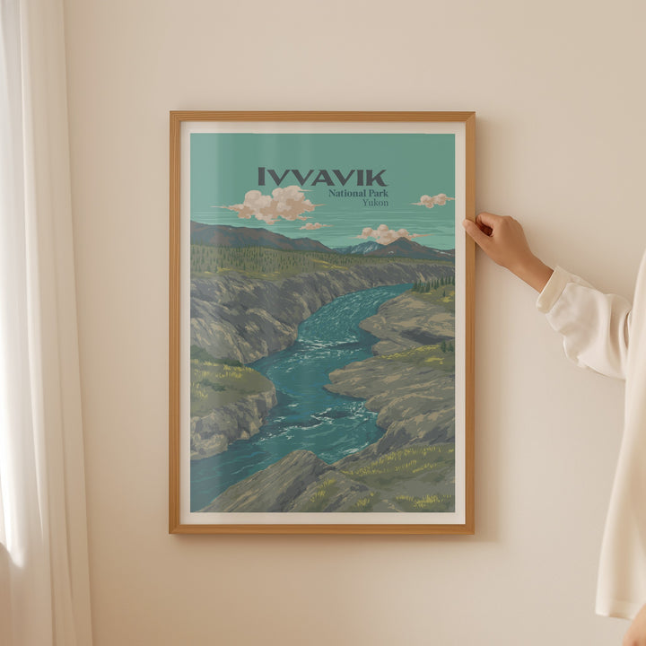 Ivvavik National Park Canada Travel Poster