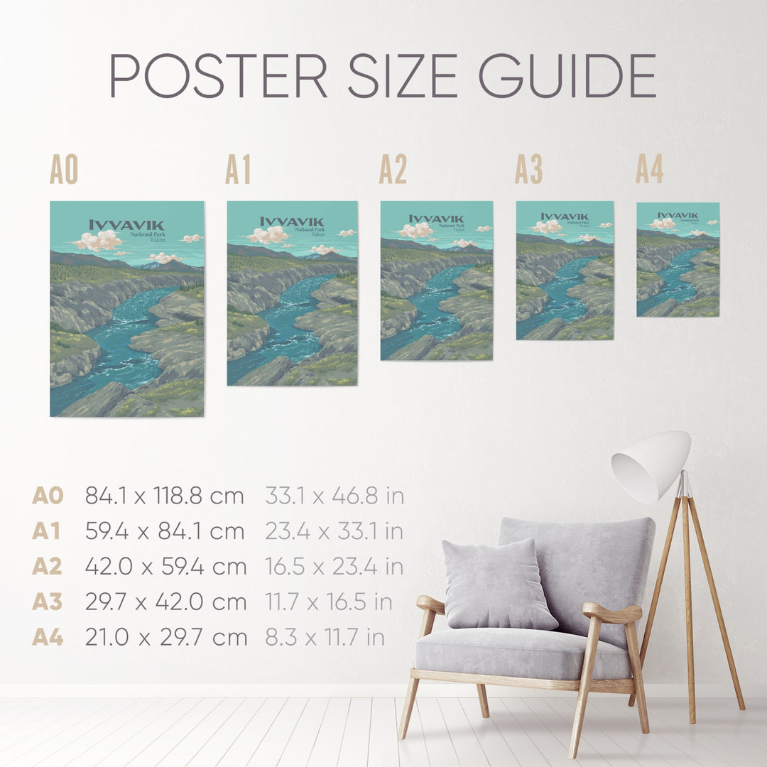 Ivvavik National Park Canada Travel Poster