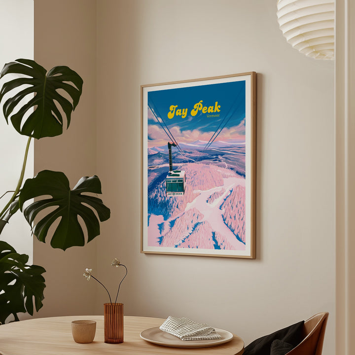 Jay Peak Vermont Ski Resort Travel Poster