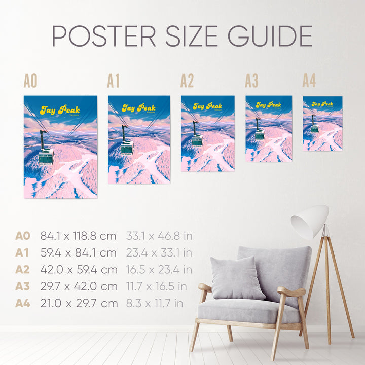 Jay Peak Vermont Ski Resort Travel Poster