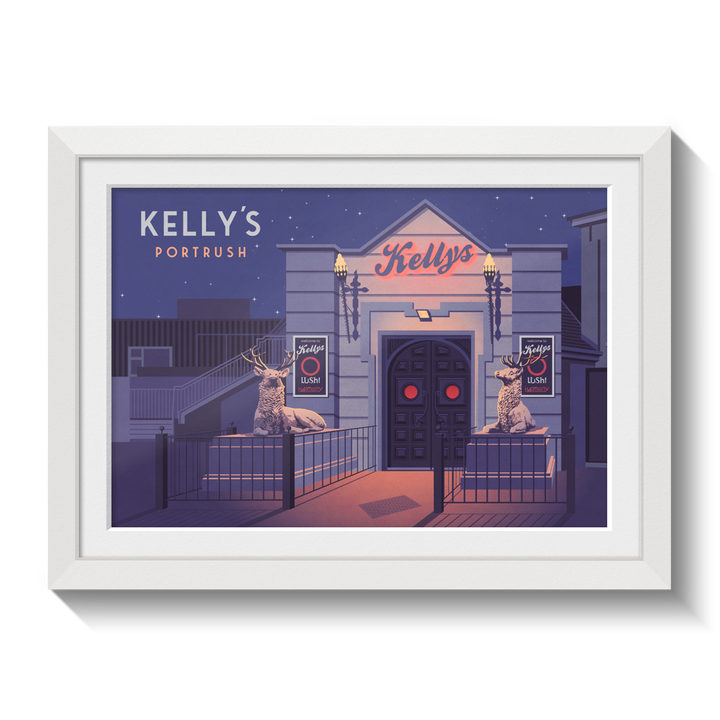 Kelly's Nightclub Portrush Lush Poster