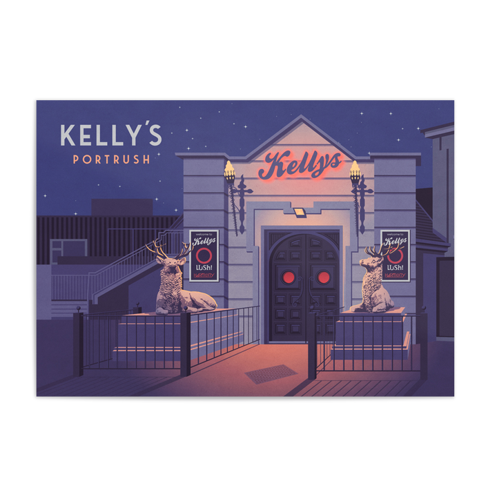 Kelly's Nightclub Portrush Lush Poster