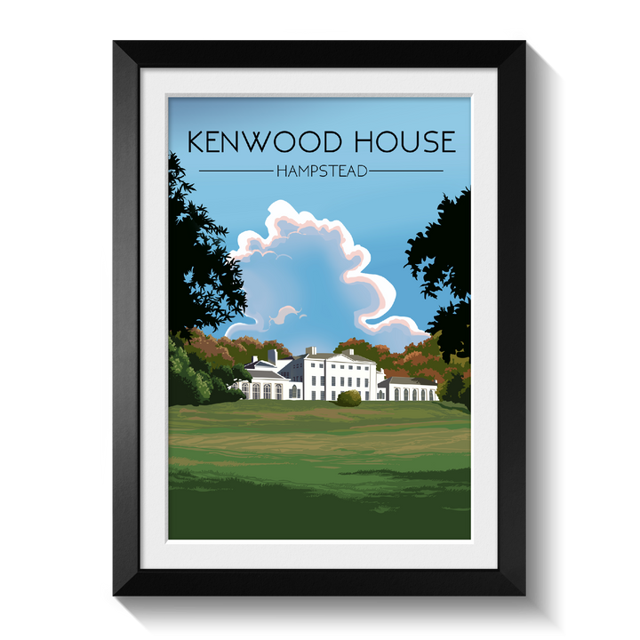 Kenwood House London Travel Poster
