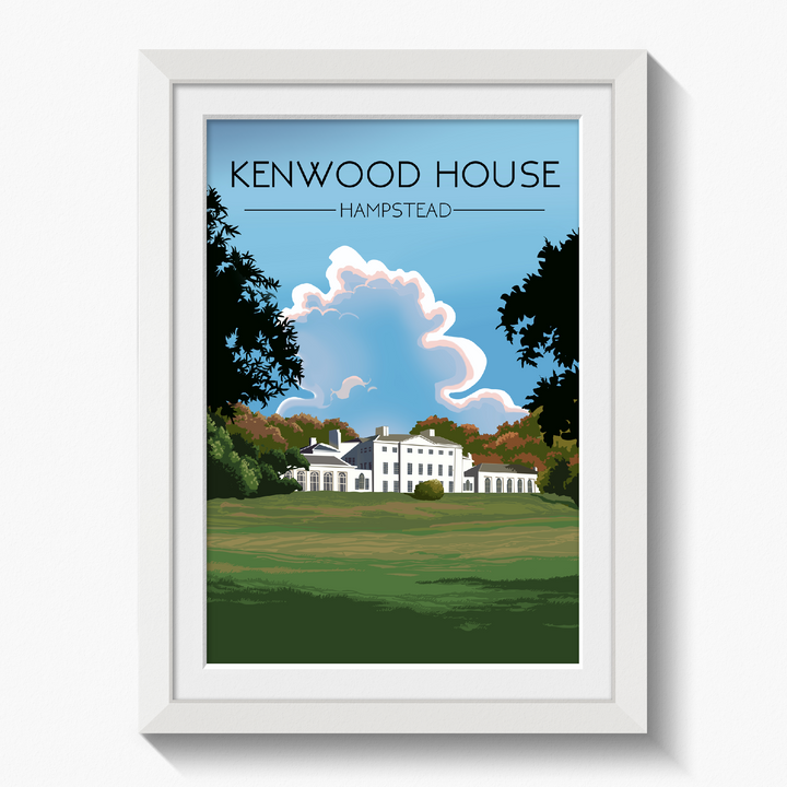 Kenwood House London Travel Poster