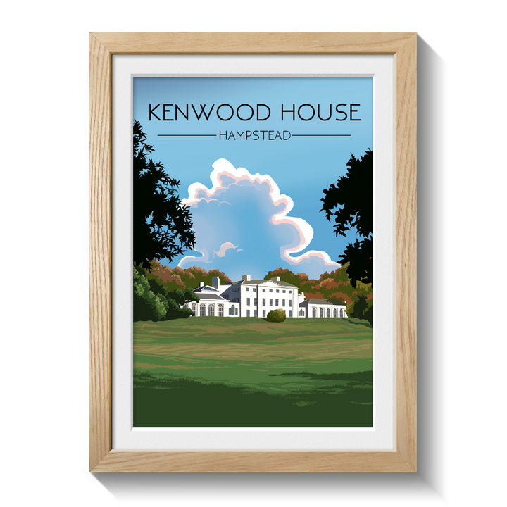 Kenwood House London Travel Poster