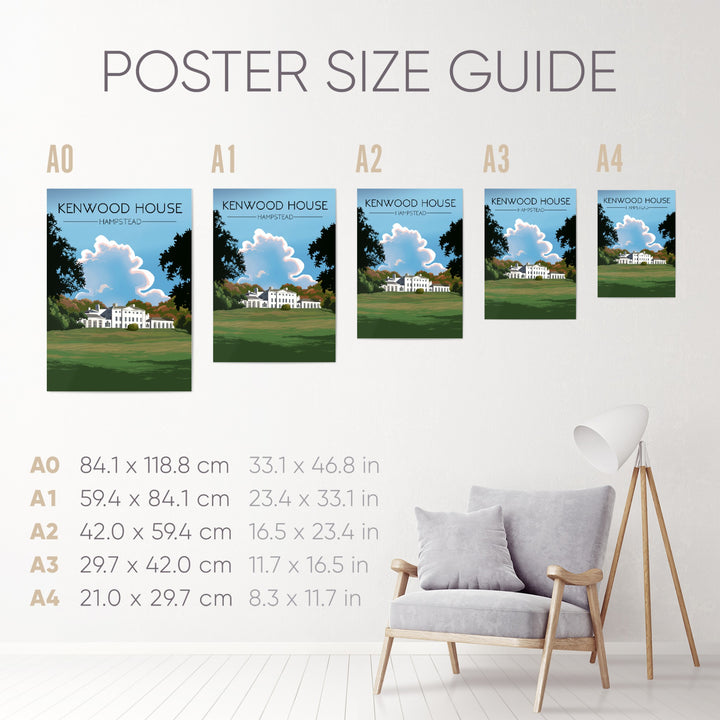 Kenwood House London Travel Poster
