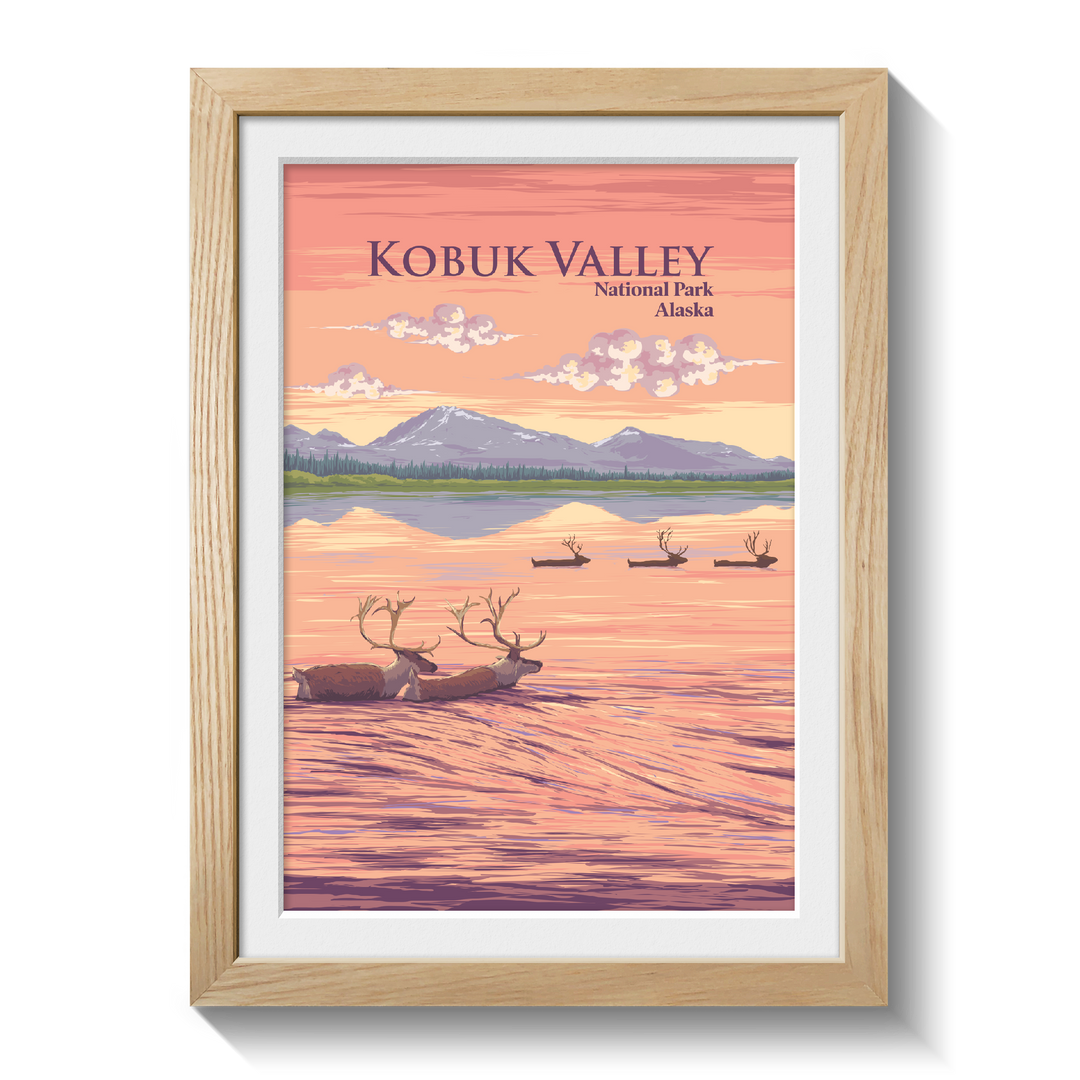 Kobuk Valley National Park Travel Poster