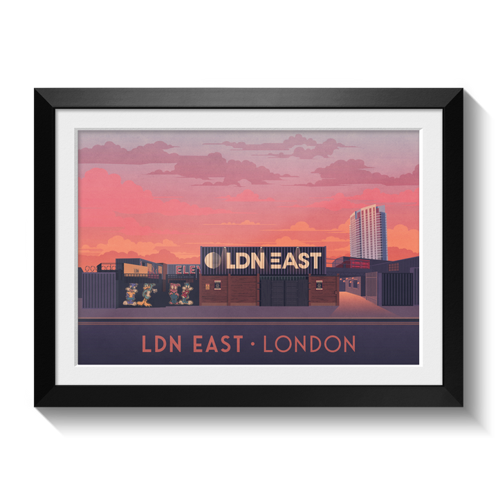 LDN East London Travel Poster
