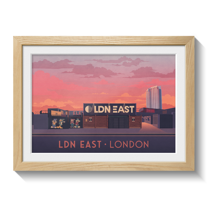 LDN East London Travel Poster